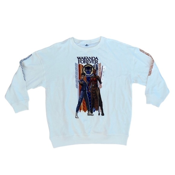 Marvel Studios Black Panther Wakanda Forever Sweatshirt Size XL NWT - Picture 1 of 3